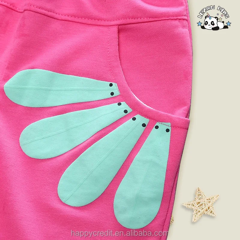 LEZONKIDS - Spring cotton sunflower print 2 pieces of children's baby suit wholesale children's boutique clothes for girls